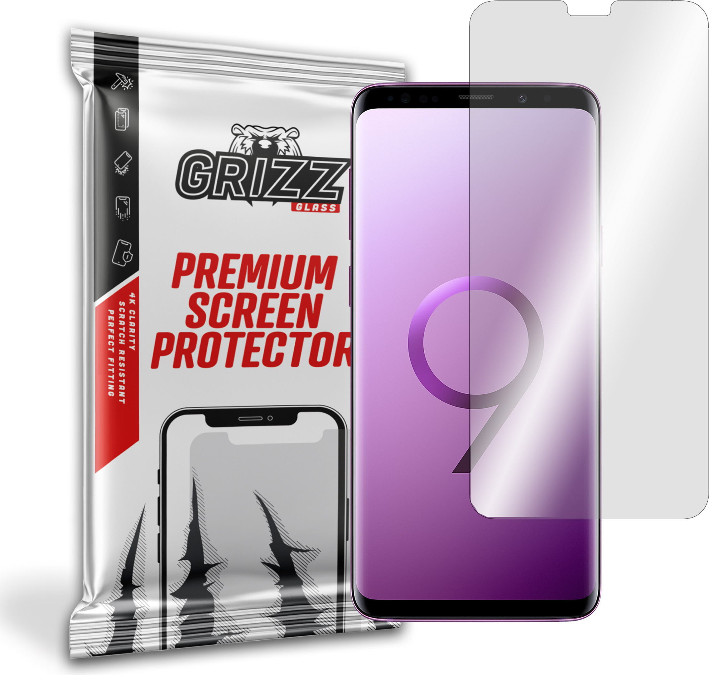 GrizzGlass Hydrofilm Samsung Galaxy S9+ Plus