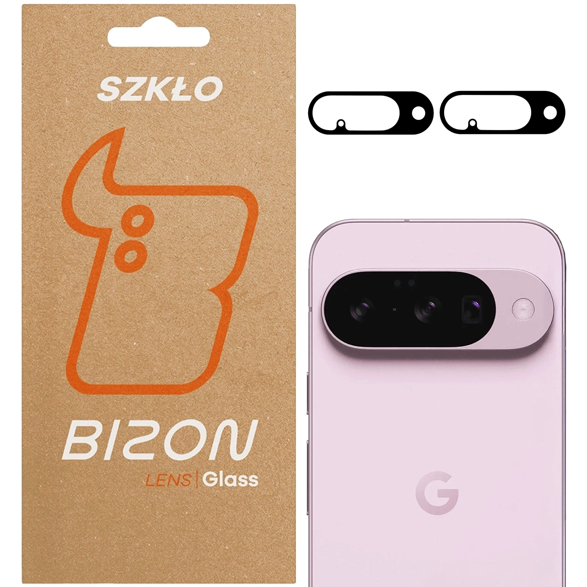 Szkło na aparat Bizon Glass Lens do Google Pixel 10 [2 PACK]