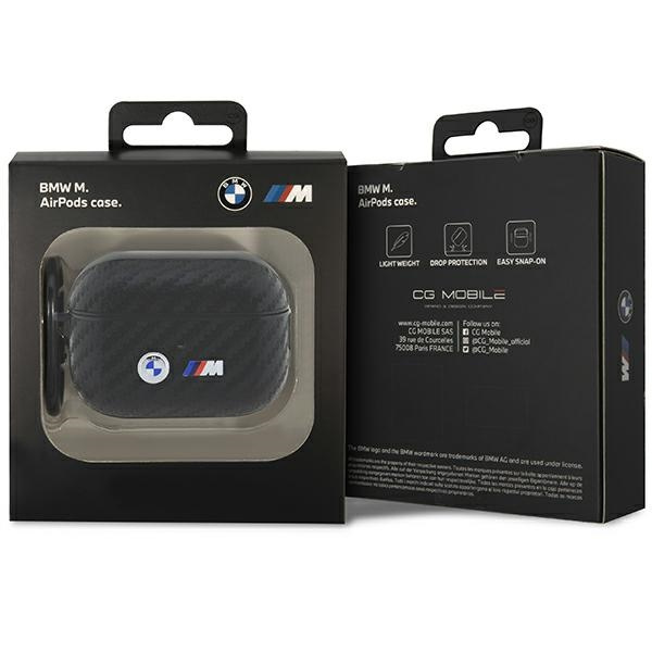 BMW BMAP2WMPUCA2 Apple AirPods Pro 2 black Carbon Double Metal Logo