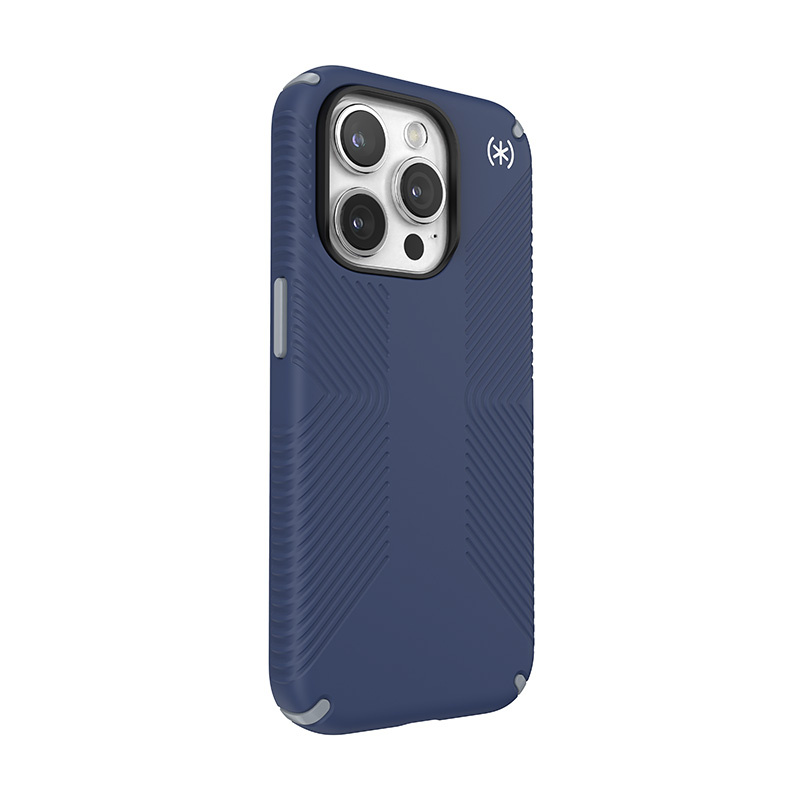 Speck Presidio2 Grip MagSafe Apple iPhone 15 Pro (Coastal Blue/Dustgrey/White)