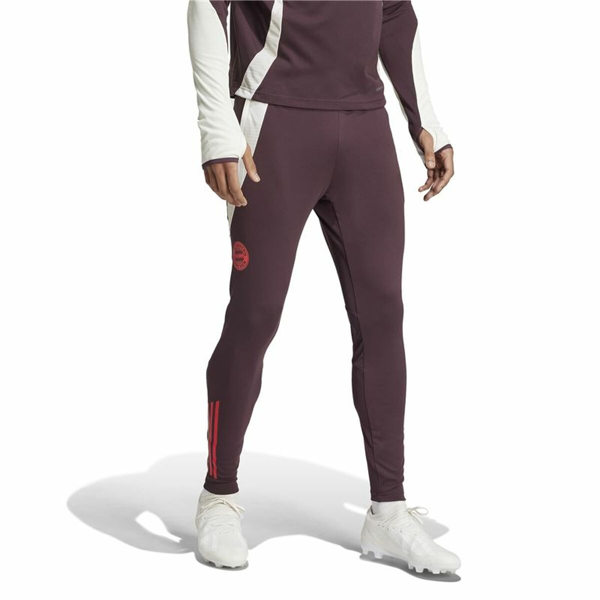 Long Sports Trousers Adidas Fc Bayern 24/25 Tiro24 Brown Maroon Men