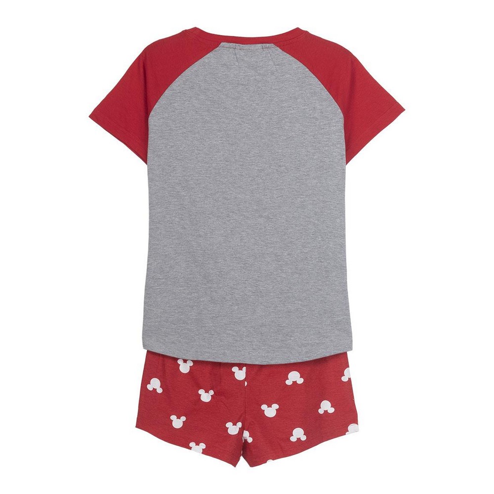 Summer Pyjama Minnie Mouse Lady Red Grey