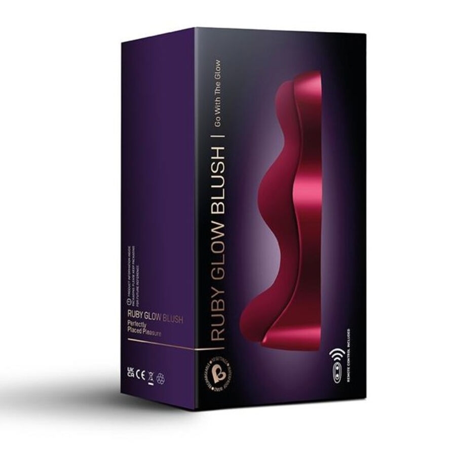 ROCKS- OFF - RUBY GLOW BLUSH RED G-SPOT VIBRATOR