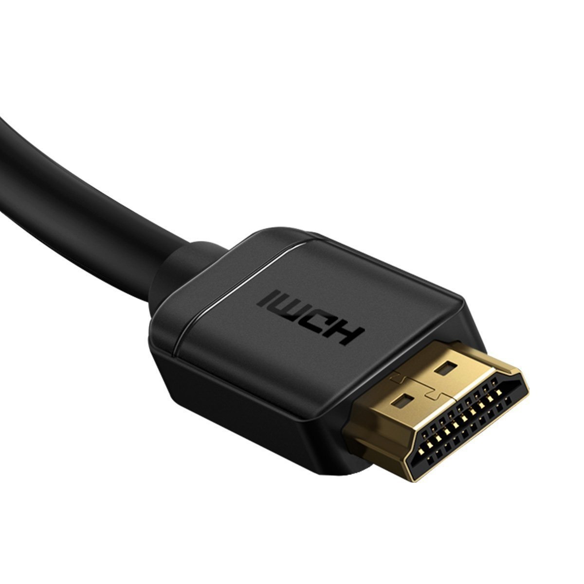 Baseus 2x HDMI 2.0 4K 60Hz Cable, 3D, HDR, 18Gbps, 8m (black)