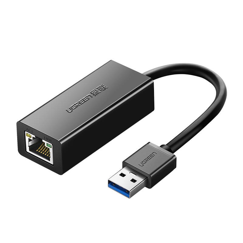 UGREEN CR111 USB-A to RJ45 Gigabit Ethernet network adapter black