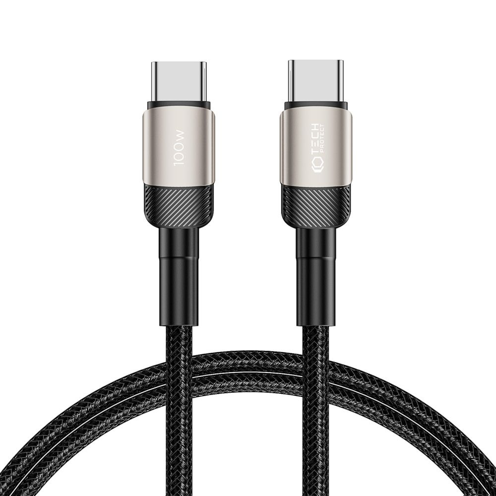Tech-Protect Ultraboost Evo cable USB-C / USB-C PD 100W 5A 100cm Titanium