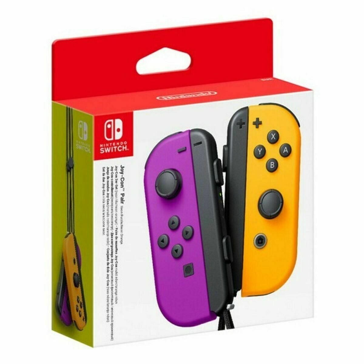 Gamepad Bezprzewodowy/ OR: Bezprzewodowa Kontrolka do Gier Nintendo Joy-Con Fioletowy Pomarańczowy