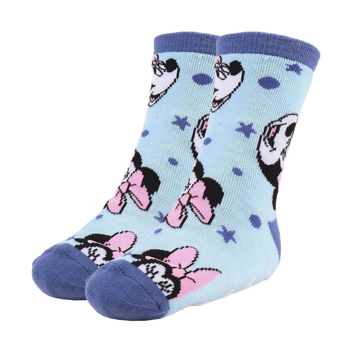 Non-slip Socks Minnie Mouse 2 Units Multicolour