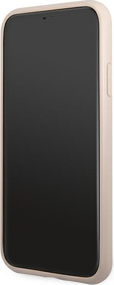 Guess GUHCN61G4GFPI Apple iPhone 11 pink hard case 4G Metal Gold Logo