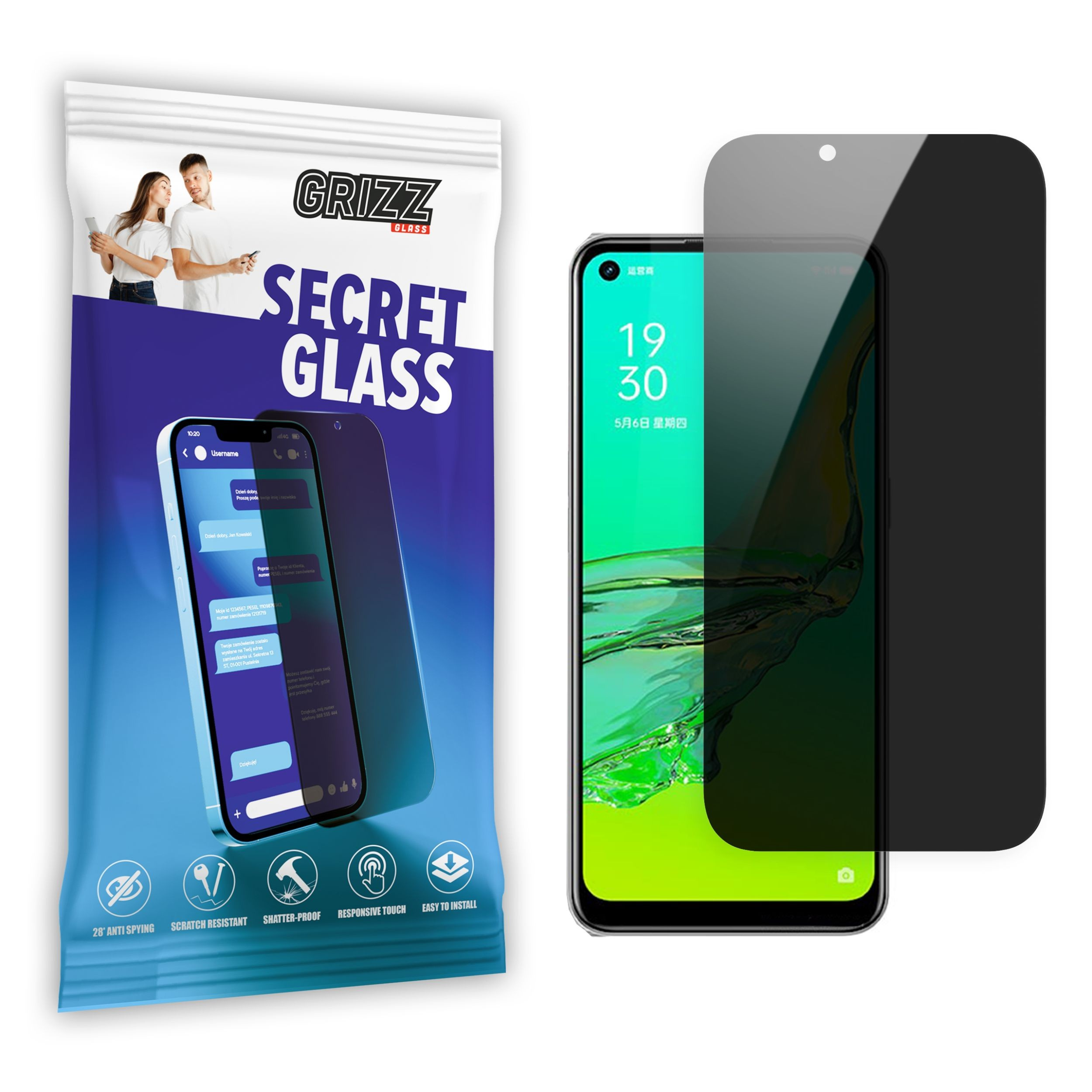 GrizzGlass SecretGlass Oppo A11s