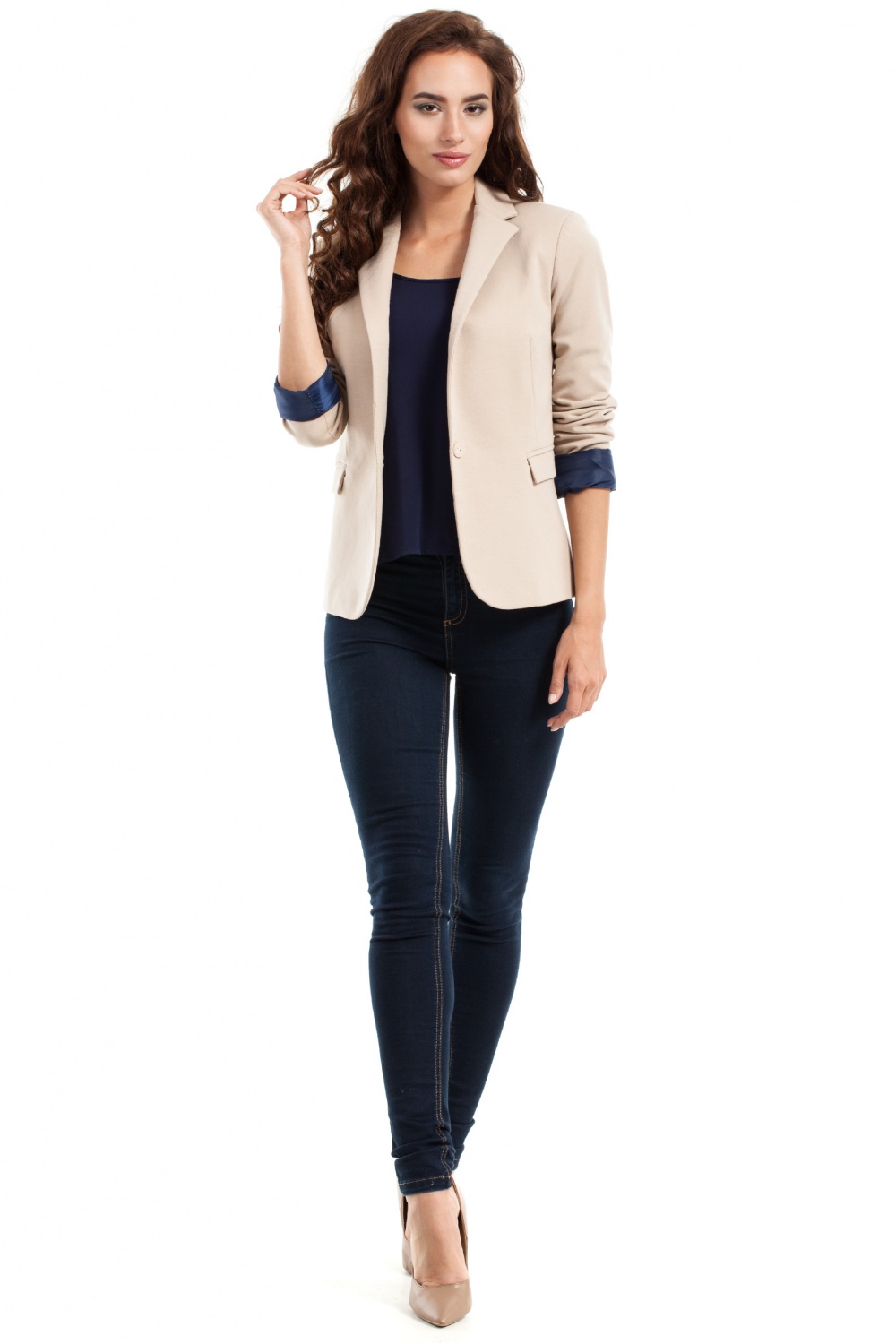  Jacket model 63107 Moe  beige