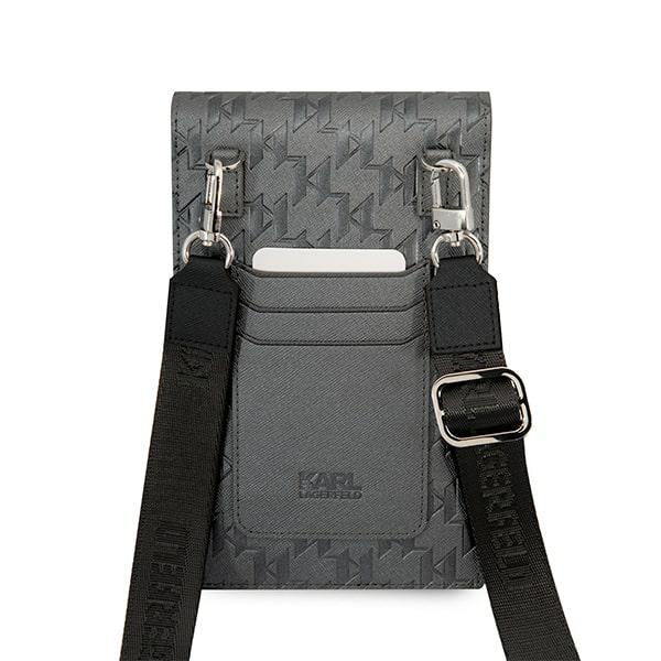 Karl Lagerfeld Bag KLWBSAMIPG silver Ikonik Karl Monogram Patch