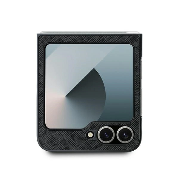 Case Karl Lagerfeld KLHCZF6SAPKCNPK Samsung Galaxy Z Flip6 Saffiano Metal Pin black/black