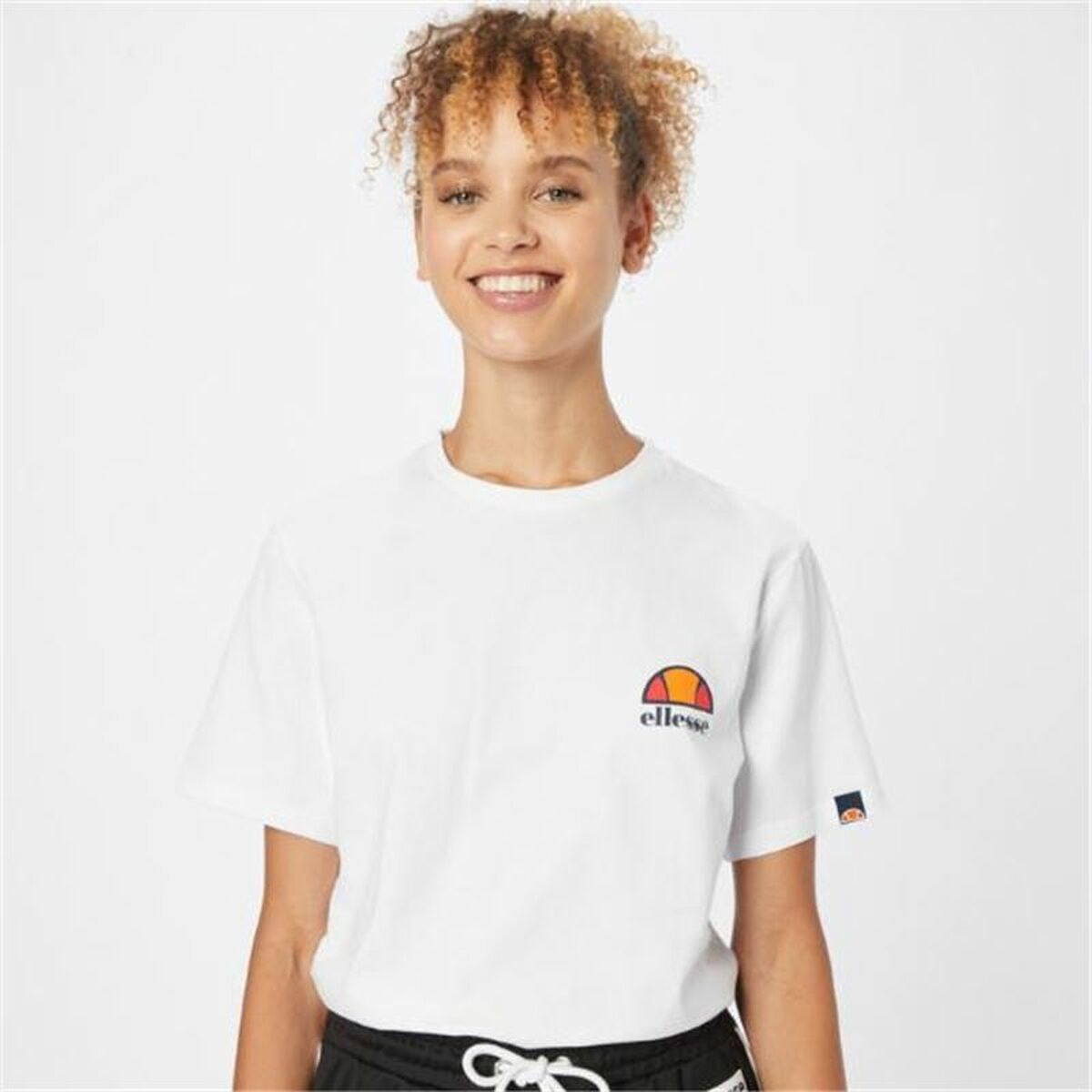 Women’s Short Sleeve T-Shirt Ellesse Annifa White