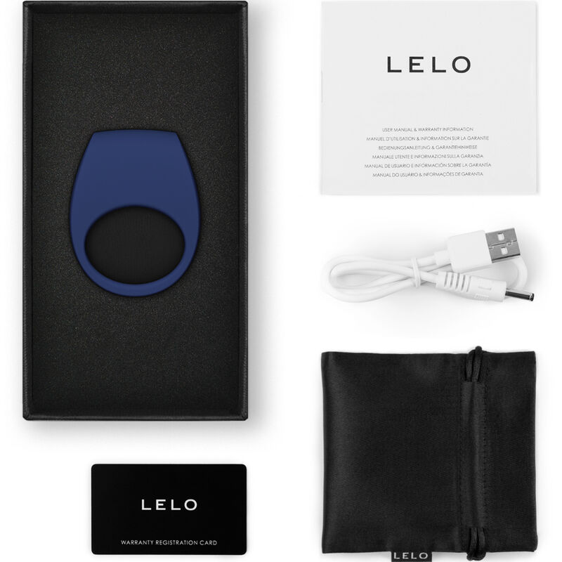 LELO - VIBRATING RING TOR 3  BLUE