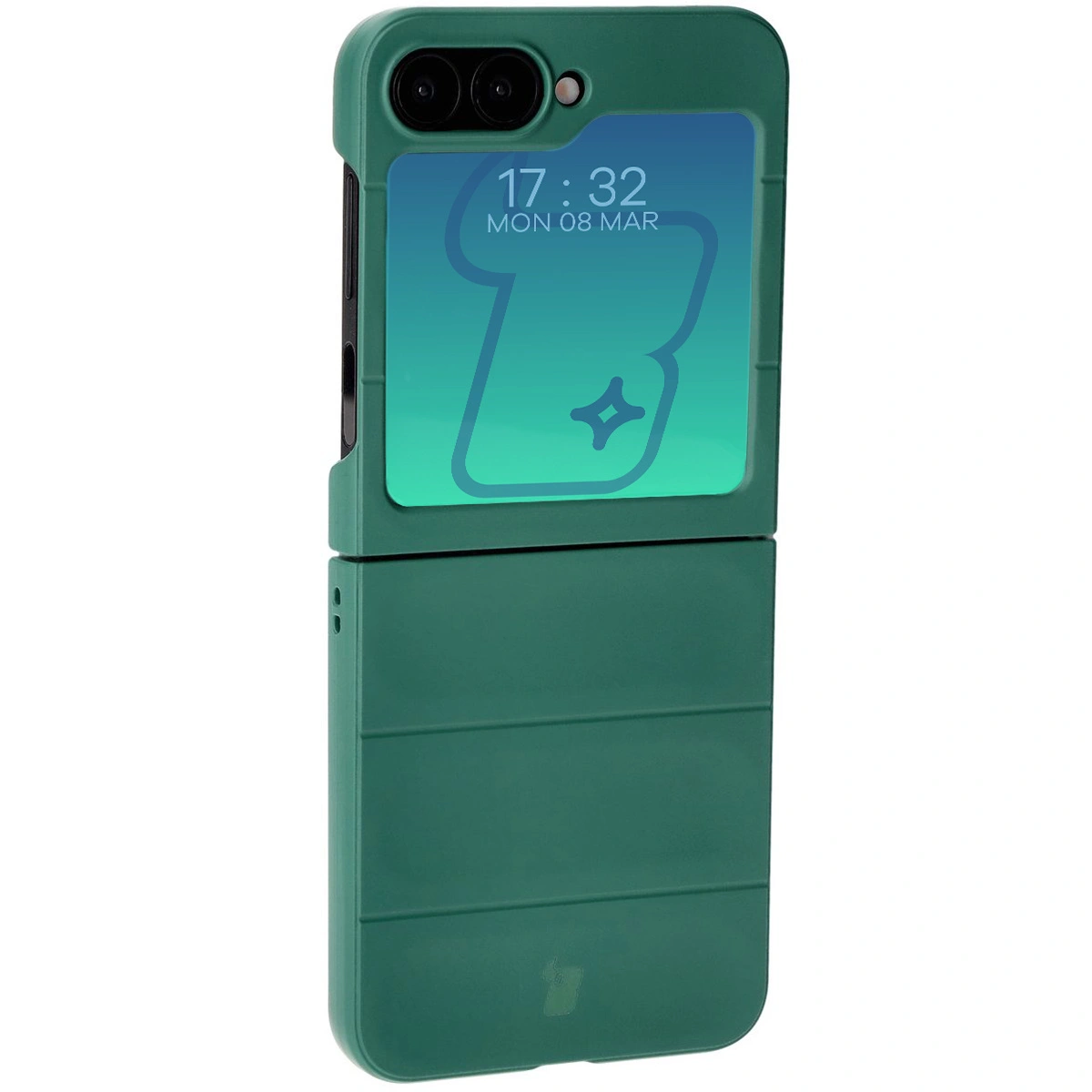 Bizon Case Tur Samsung Galaxy Z Flip6 dark green