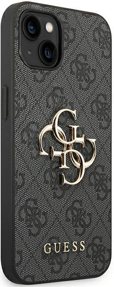 Guess GUHCP14S4GMGGR Apple iPhone 14 grey hardcase 4G Big Metal Logo