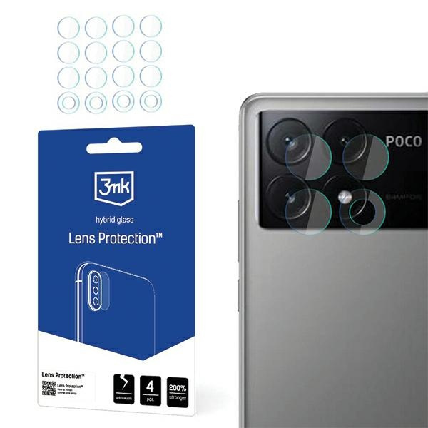 3MK Lens Protect Poco M6 Pro 4G [4 PACK]