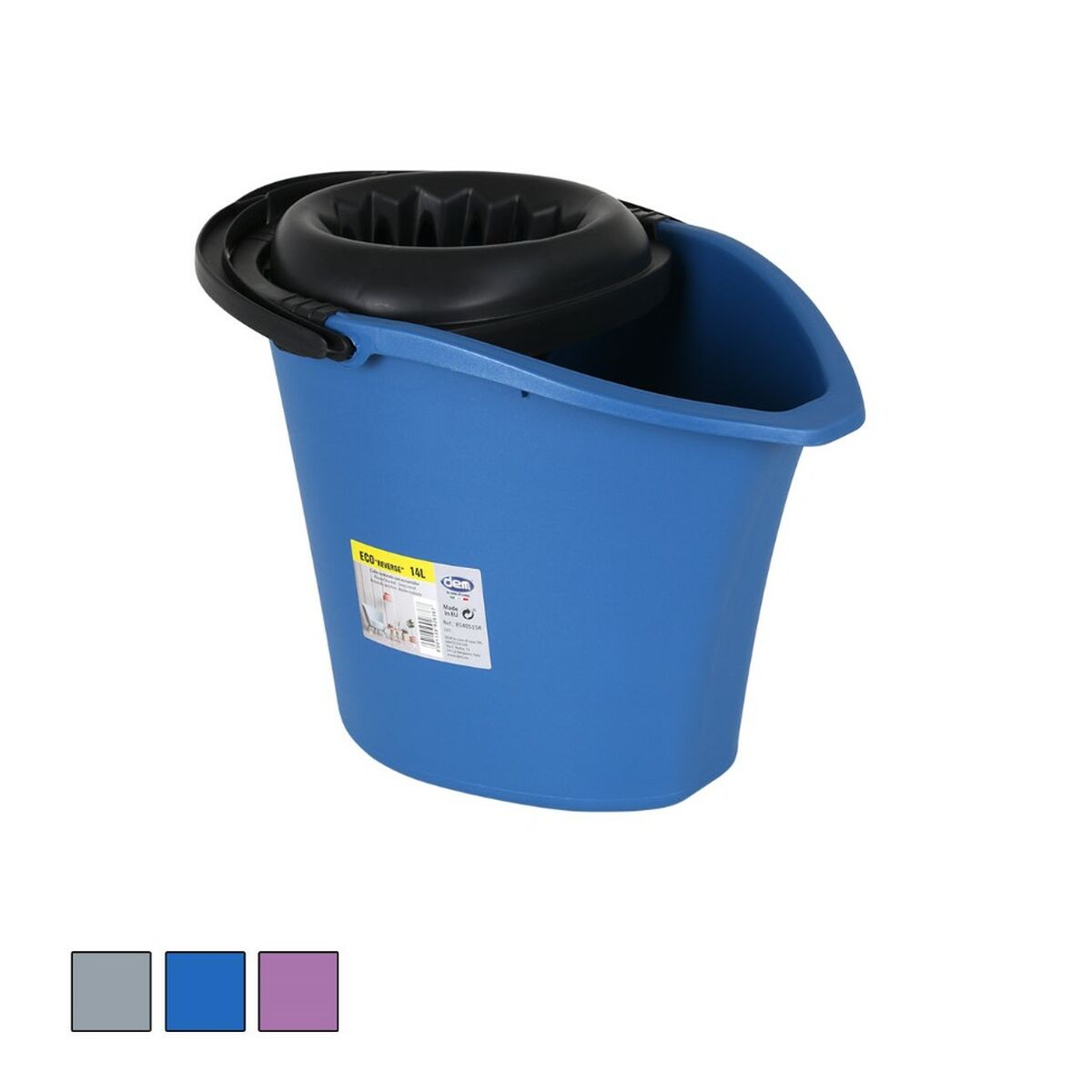 Cleaning bucket Dem Eco reverse 14 L 39 x 30 x 32 cm (12 Units)