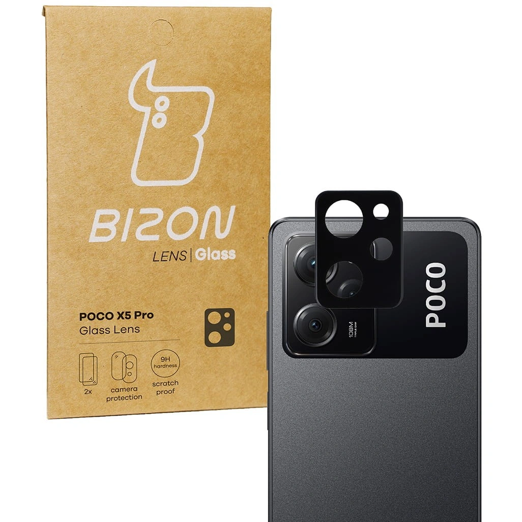 Bizon Glass Lens Poco X5 Pro [2 PACK]