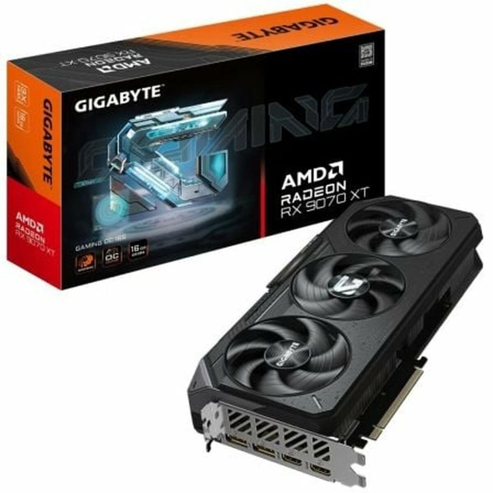 Graphics card Gigabyte 9VR907XTGO-00-G10 radeon rx 9070 xt 16 GB GDDR6 Graphics card Gigabyte 9VR907XTGO-00-G10 radeon rx 9070 xt 16 GB GDDR6