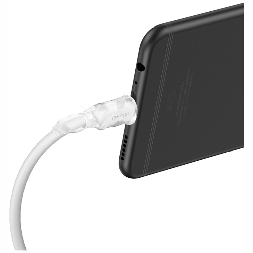Kabel USAMS US-SJ603 U84 3A USB-C / USB-A 3m biały