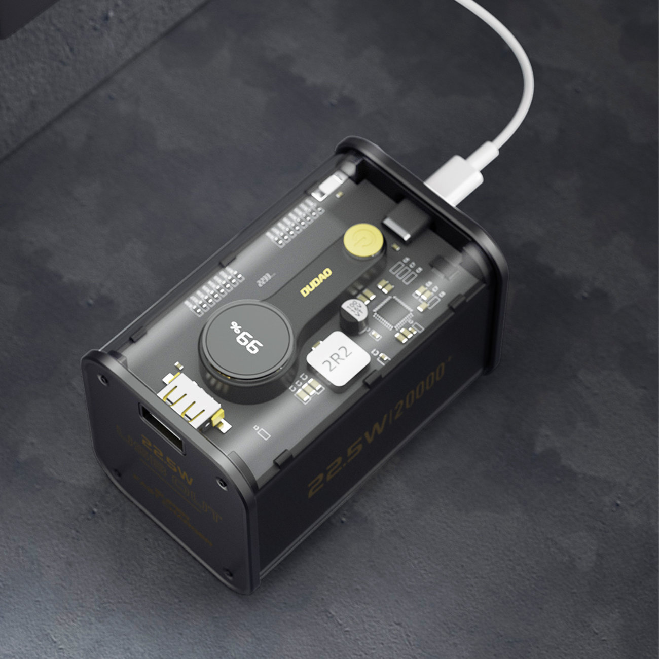 Powerbank Dudao K16Pro 20000mAh USB-A/USB-C 22.5W PD black