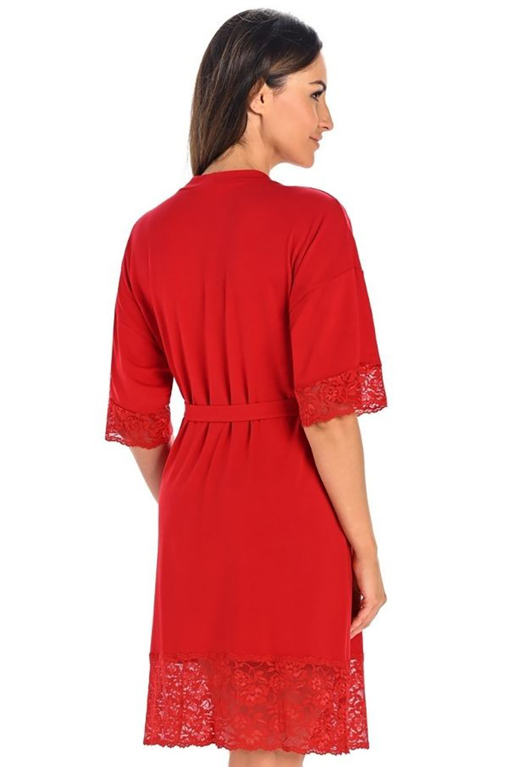  Bathrobe model 183041 Teyli  red