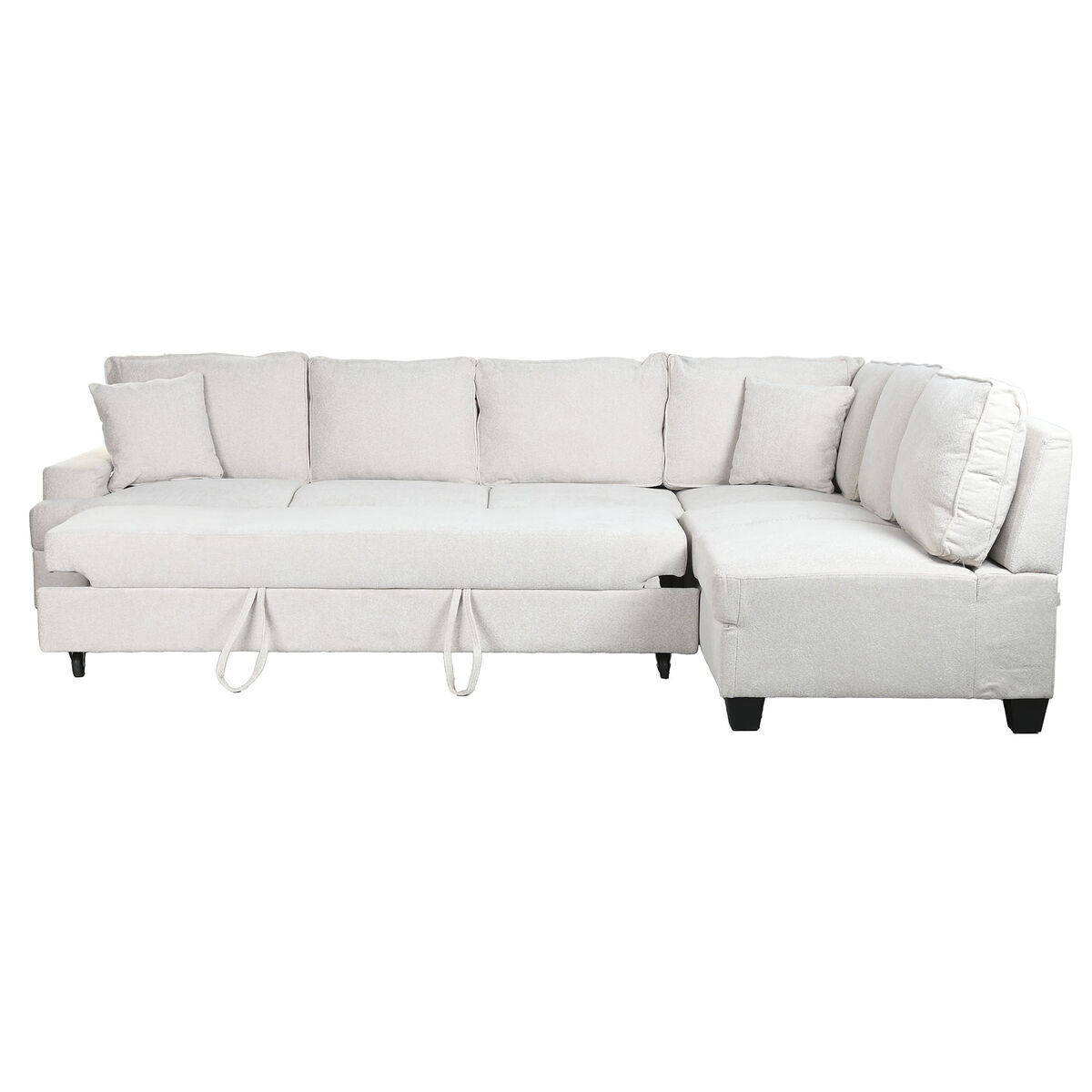 Sofabed Home ESPRIT Beige Modern 285 x 260 x 90 cm