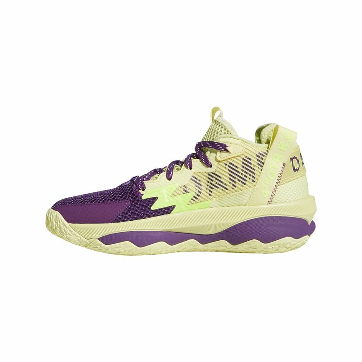 Basketball Shoes for Children Adidas Dame 3 Yellow