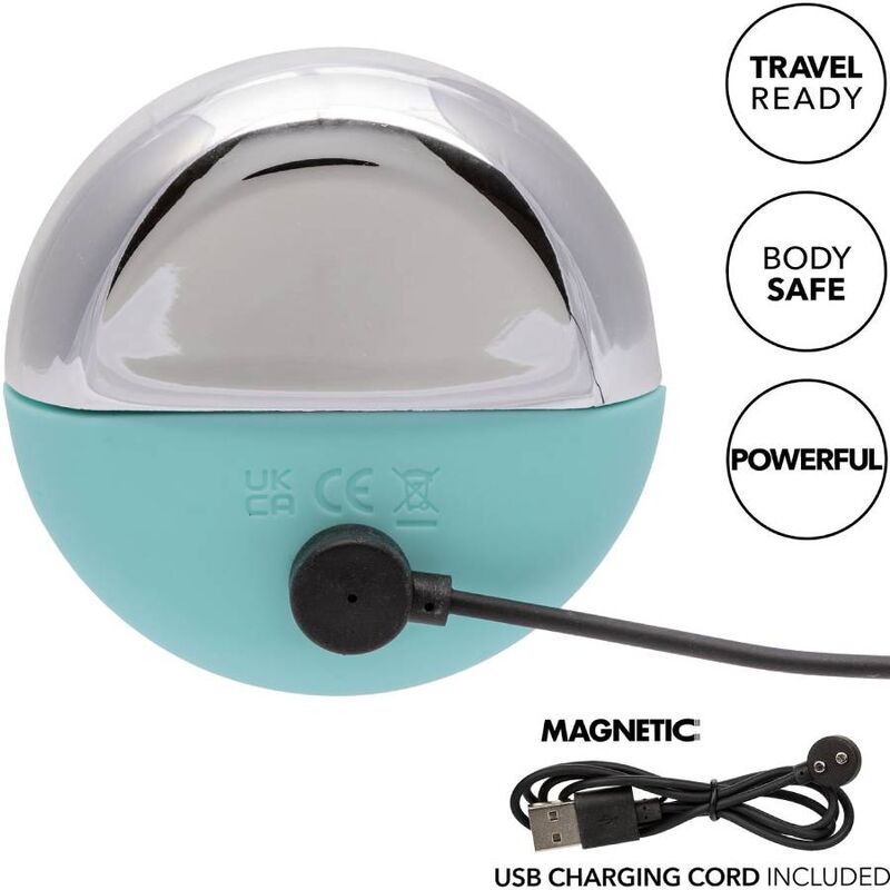 CALIFORNIA EXOTICS - OVATION ACCLAIM STIMULATOR AQUA GREEN CALIFORNIA EXOTICS - OVATION ACCLAIM STIMULATOR AQUA GREEN