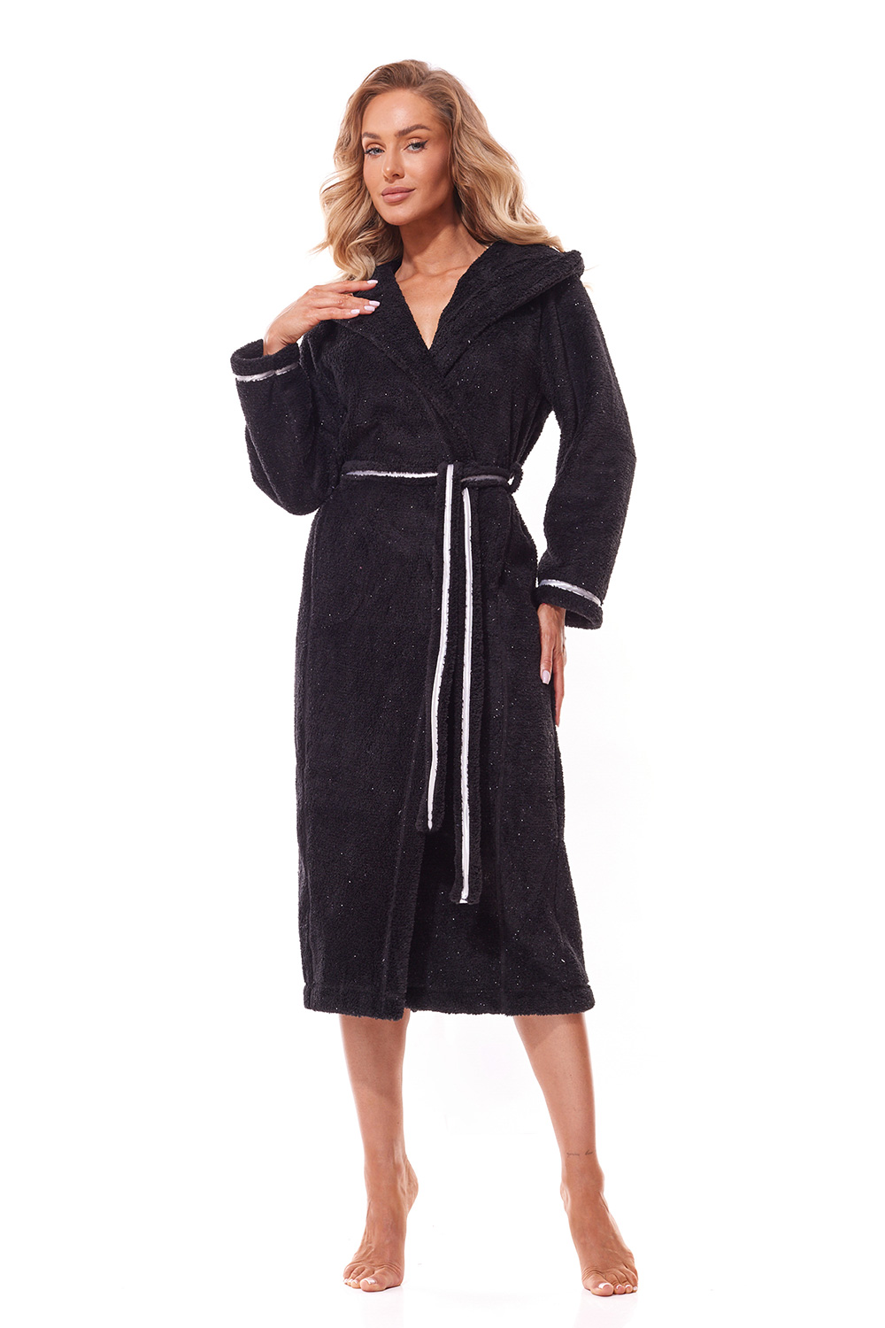  Bathrobe model 185311 L&L collection  black