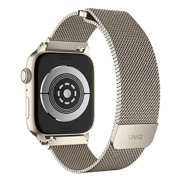 UNIQ Dante Strap Apple Watch 4/5/6/7/SE 44/45mm Stainless Steel starlight