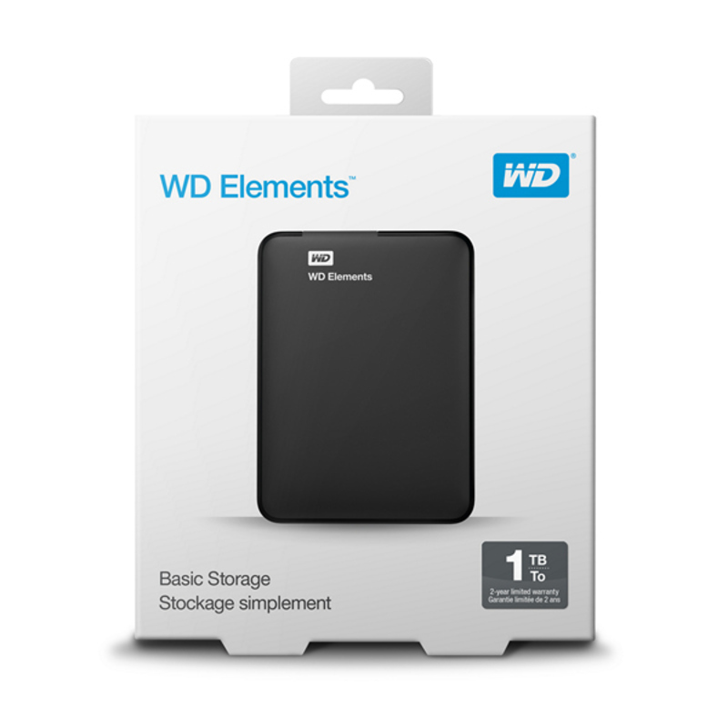 External Hard Drive Western Digital Elements Portable 2.5" 5000 Mb/s Black