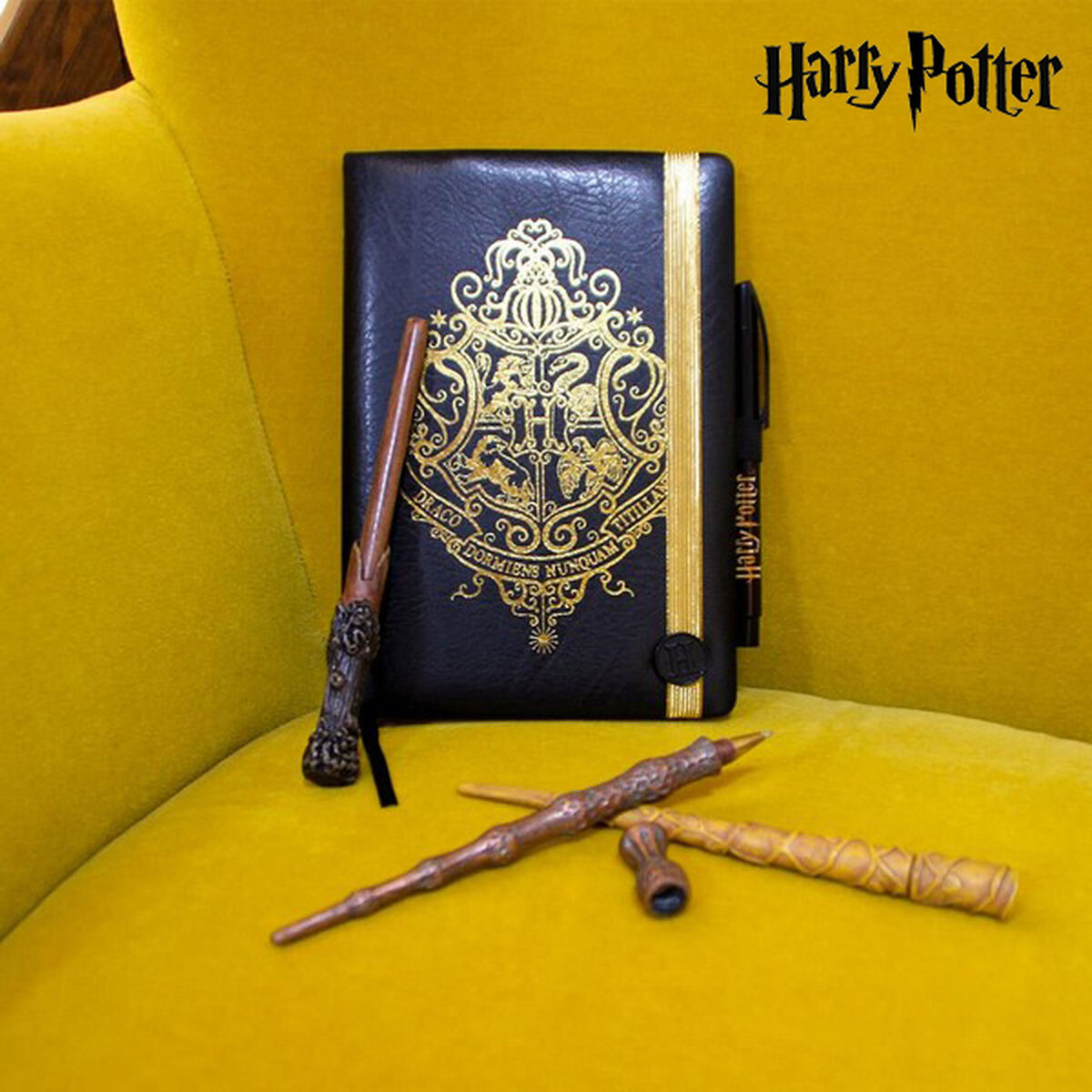 Stationery Set Harry Potter Black Stationery Set Harry Potter Black
