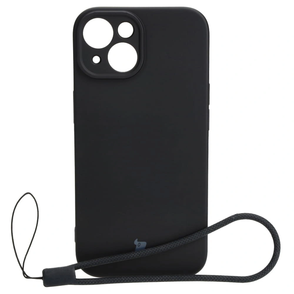 Bizon Case Silicone Apple iPhone 15 black