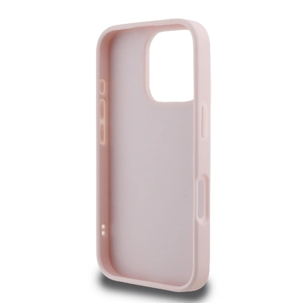Case Karl Lagerfeld KLHCP16LPQDSMGP Apple iPhone 16 Pro hardcase Quilted Signature pink