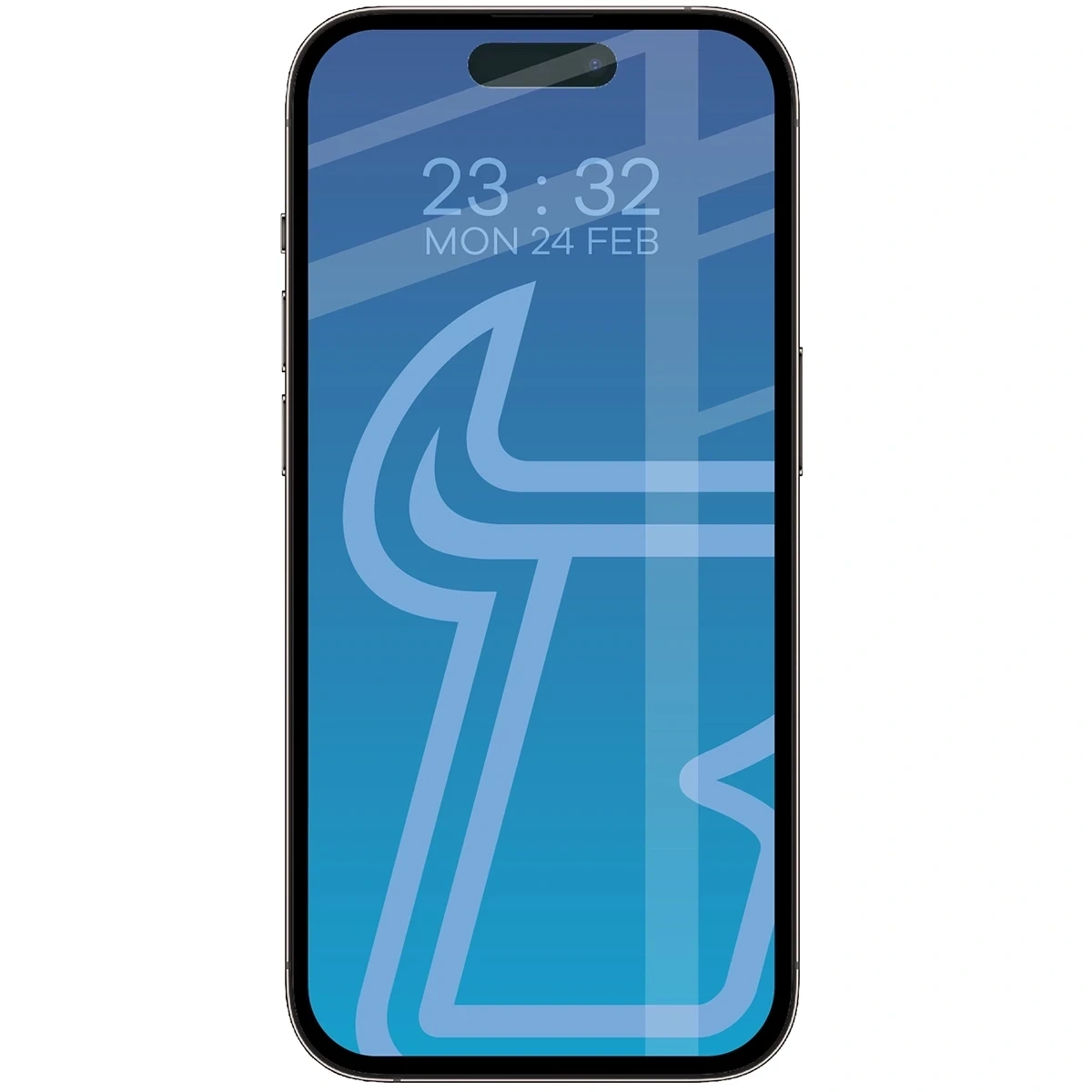 Szkło hartowane Bizon Glass Edge Duo do Apple iPhone 14 Pro czarna ramka [2 PACK]