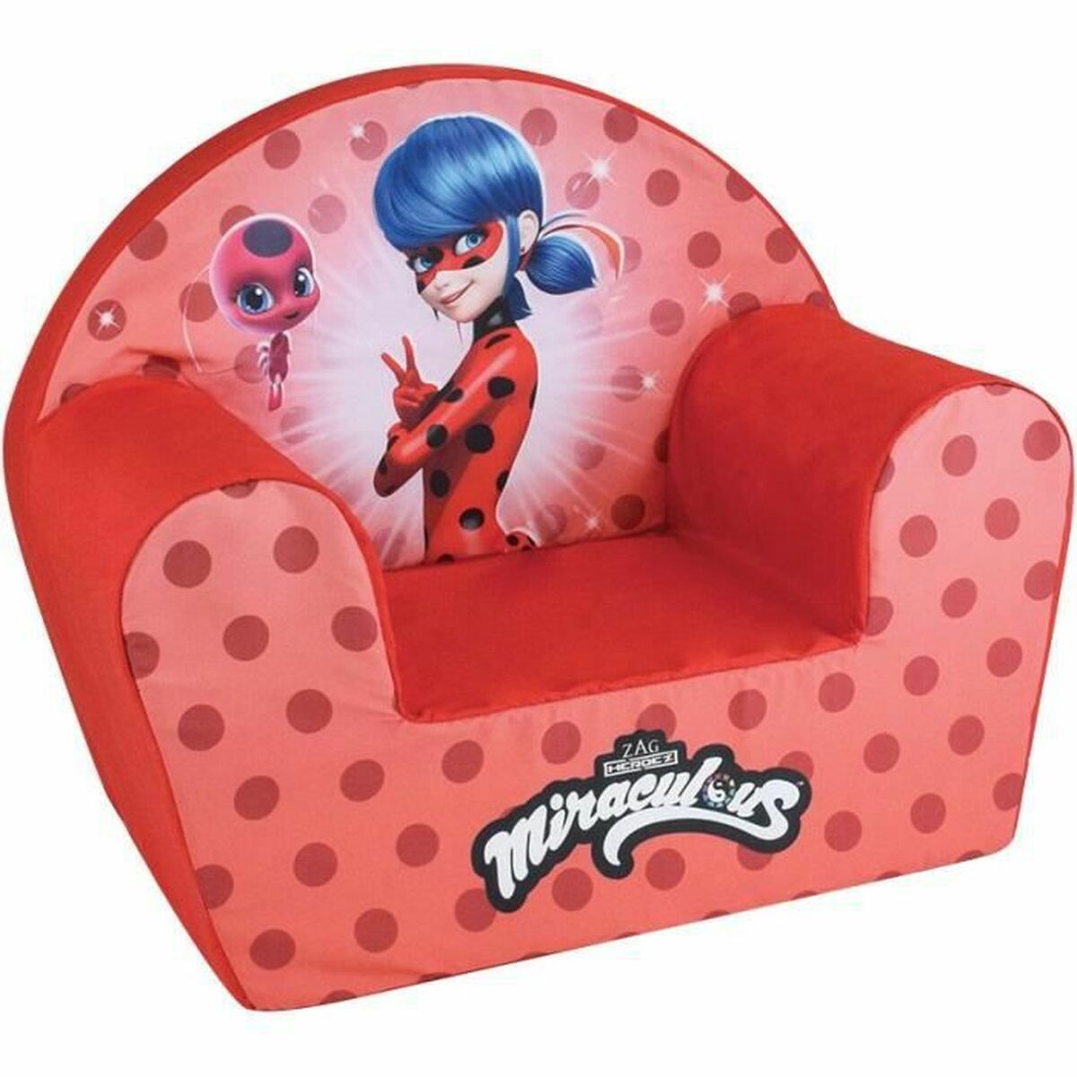 Child's Armchair Fun House Lady Bug club 52 x 33 x 42 cm