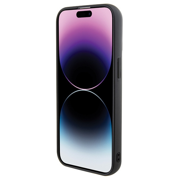 Karl Lagerfeld KLHCP15S3DMKRLK Apple iPhone 15 hardcase 3D Rubber Multi Logo black