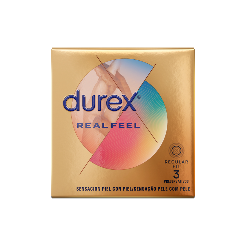 DUREX - REAL FEEL CONDOMS 3 UNITS