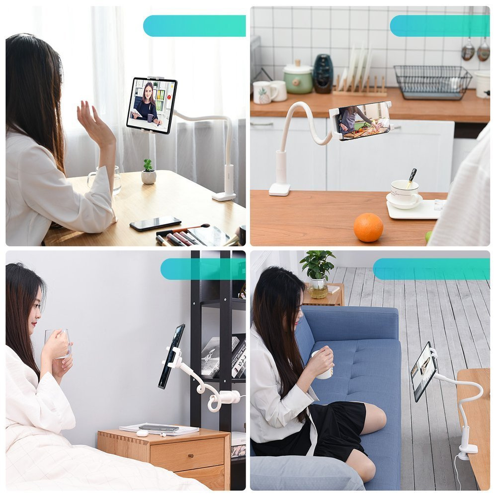 Choetech T584-F Desk Holder with Wireless Charger 15W white