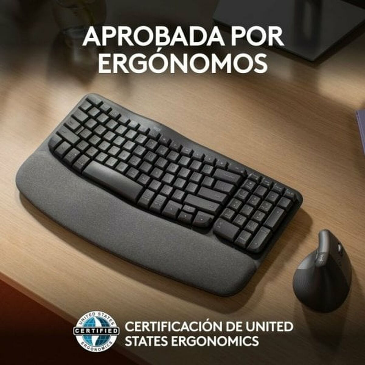 Keyboard Logitech 920-012296 Graphite Spanish QWERTY Keyboard Logitech 920-012296 Graphite Spanish QWERTY