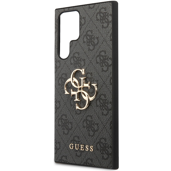 Guess GUHCS23L4GMGGR Samsung Galaxy S23 Ultra grey hardcase 4G Big Metal Logo