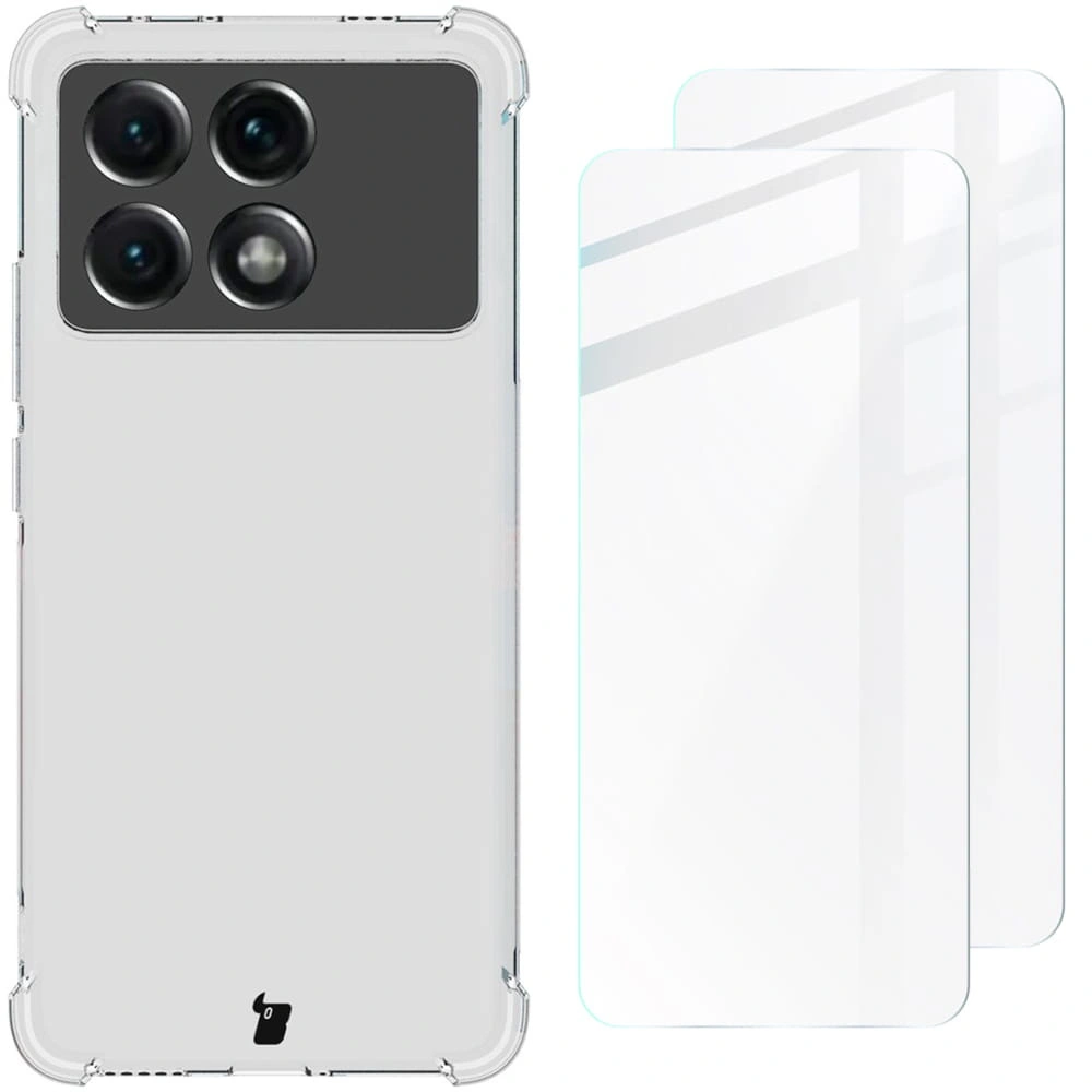 Bizon Case Clear Pack Poco X6 Pro clear