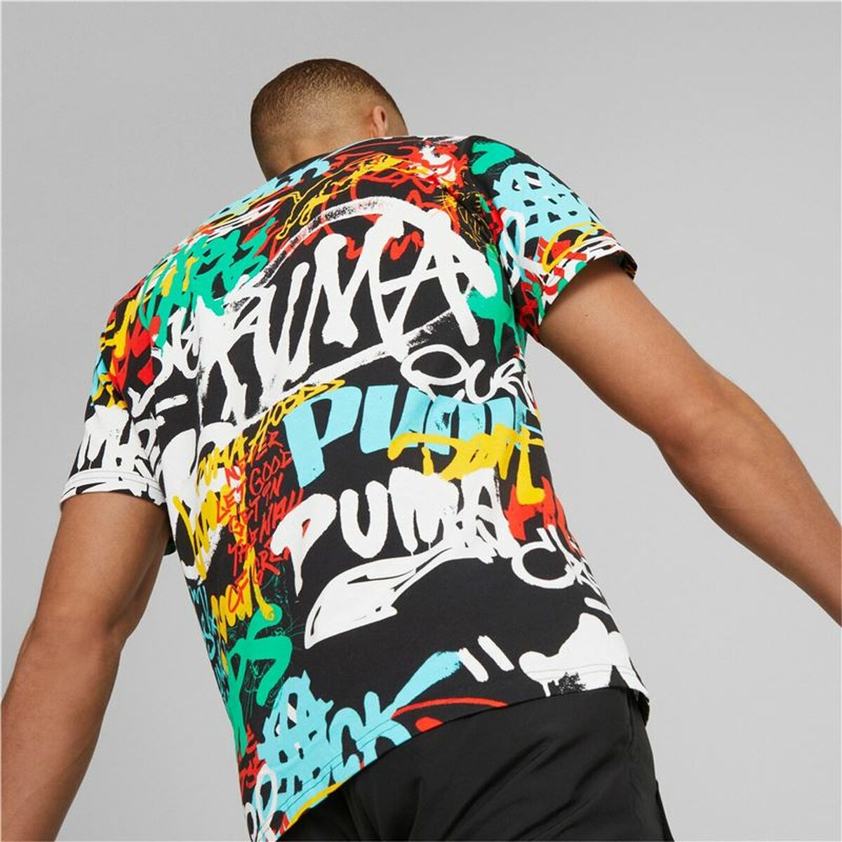 T-shirt Puma Graffiti Black Unisex T-shirt Puma Graffiti Black Unisex