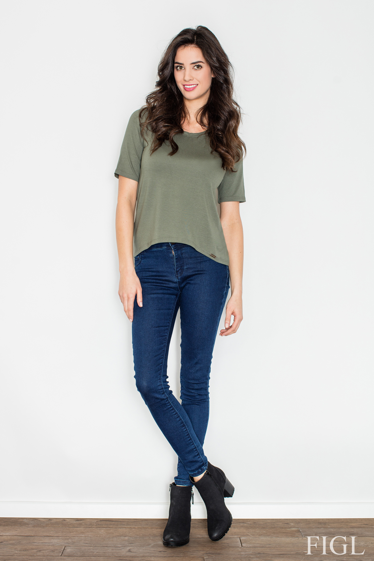 Bluse model 50062 Figl grün Damen