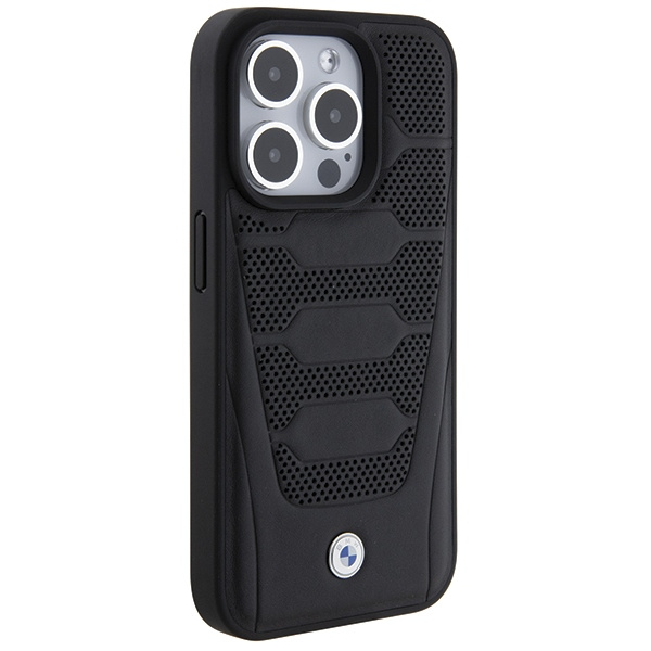 BMW BMHCP15X22RPSK Apple iPhone 15 Pro Max Leather Seats Pattern black