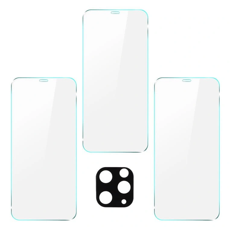 Bizon Glass Clear tempered glass - 3 pcs. + lens glass Apple iPhone 11 Pro Max
