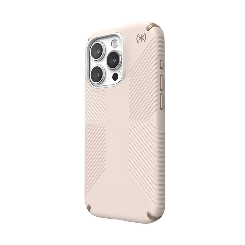 Speck Presidio2 Grip Apple iPhone 15 Pro (Bleached Bone/Heirloom Gold/Hazel Brown)
